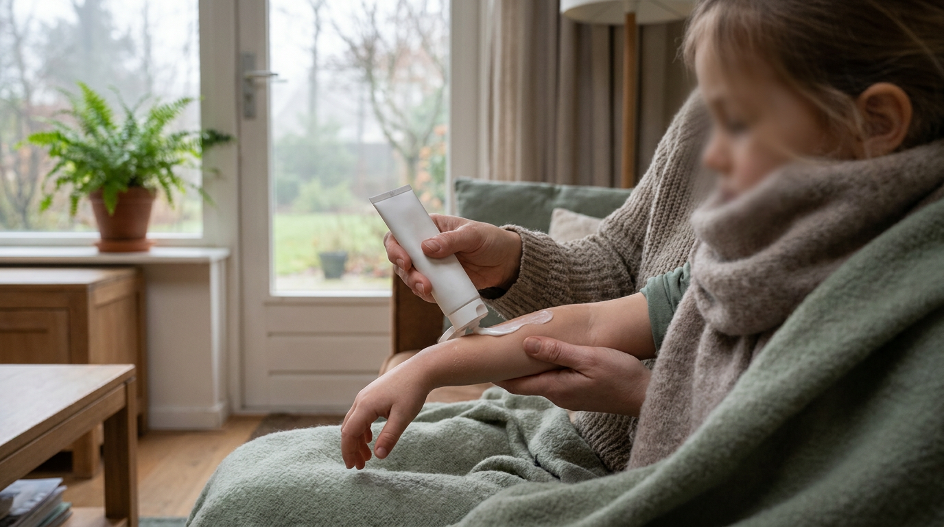 Cómo frenar un brote de dermatitis atópica infantil con el frío